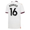 Maillot de Supporter Manchester City Rodrigo 16 Extérieur 2023-24 Pour Homme